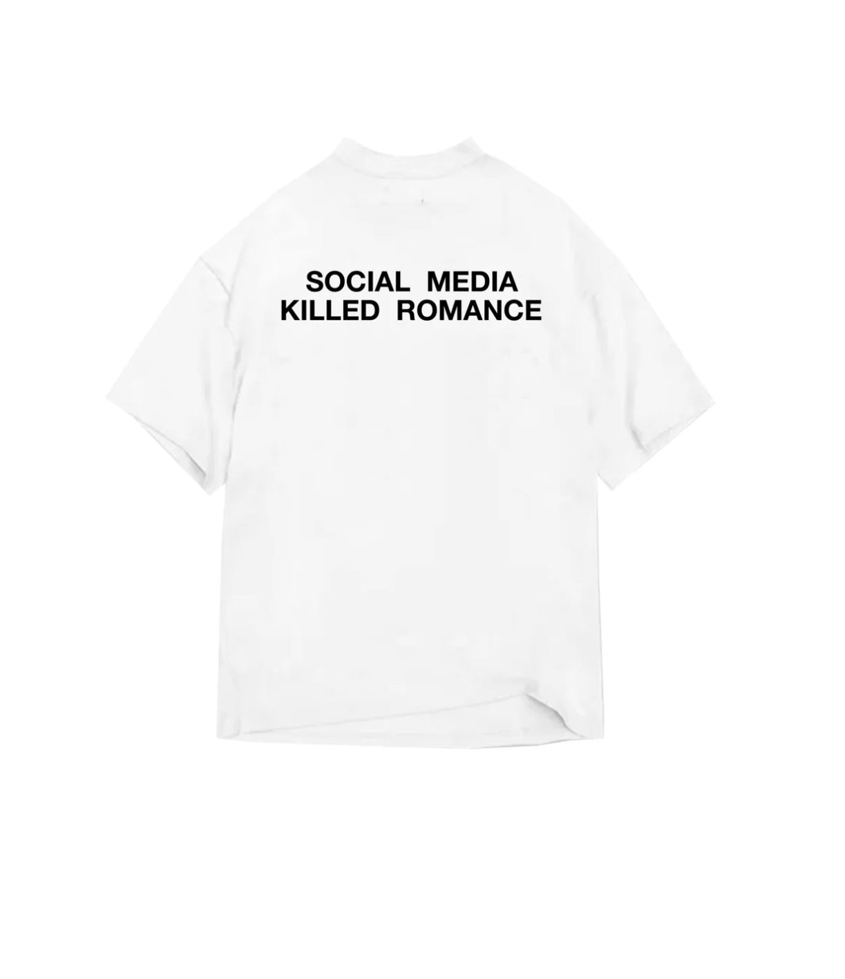 T-shirt Oversize – Social Media Killed Romance