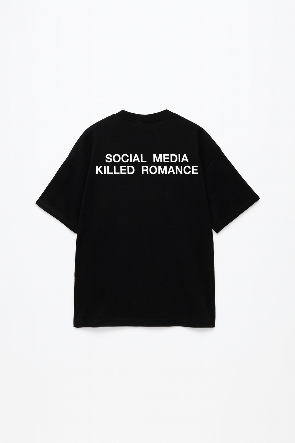 T-shirt Oversize – Social Media Killed Romance